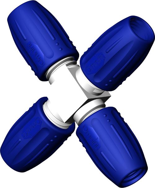 DIBA OMNIFIT CONNECTOR, 4-WAY