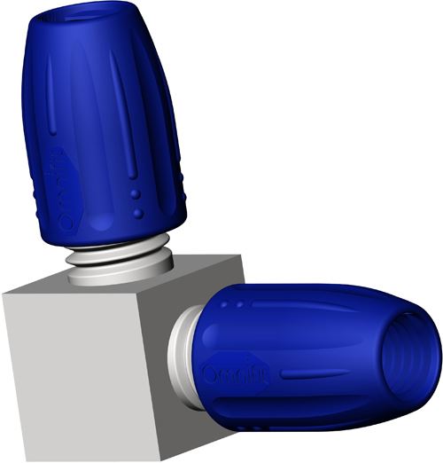 DIBA OMNIFIT CONNECTOR, ELBOW, PTFE