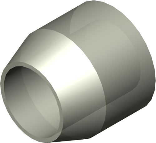 DIBA OMNIFIT INVERTED CONES, 1/8