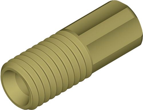 DIBA OMNIFIT INVERTED CONE FTG, 1/4-28, 1/8