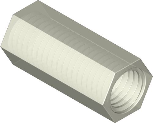 DIBA OMNIFIT COUPLING, 2-WAY, ETFE