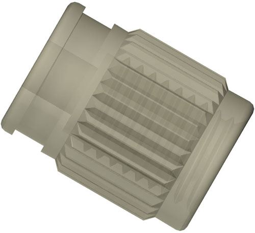 DIBA OMNIFIT CONNECTOR, 1/4-28F, 1/8