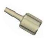 DIBA OMNIFIT BARBED ADAPTOR, 1/4-28F, 2.5MM, PEEK,