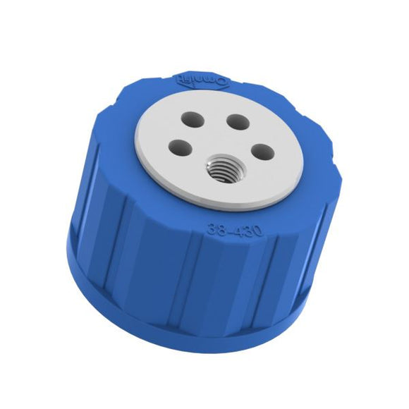 DIBA OMNIFIT T-SERIES WASTE CAP, 38-430, 4 INLETS,