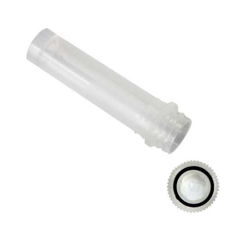 HS 2ml Screw top tubes with O ring, natural pk499