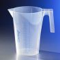 500mL Beaker with Handle and Spout, Polypropylene