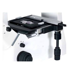 Attachable mechanical stage with well plate holder