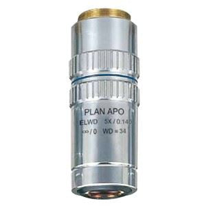 5X 0.14 N.A. 34mm WD Plan Apochromat ELWD Objectiv