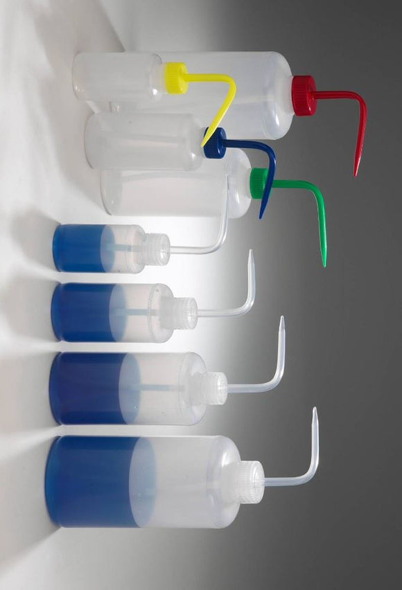 BOTTLE,LDPE,WASH,NM,RED CLOSURE,500ML,QTY(6)