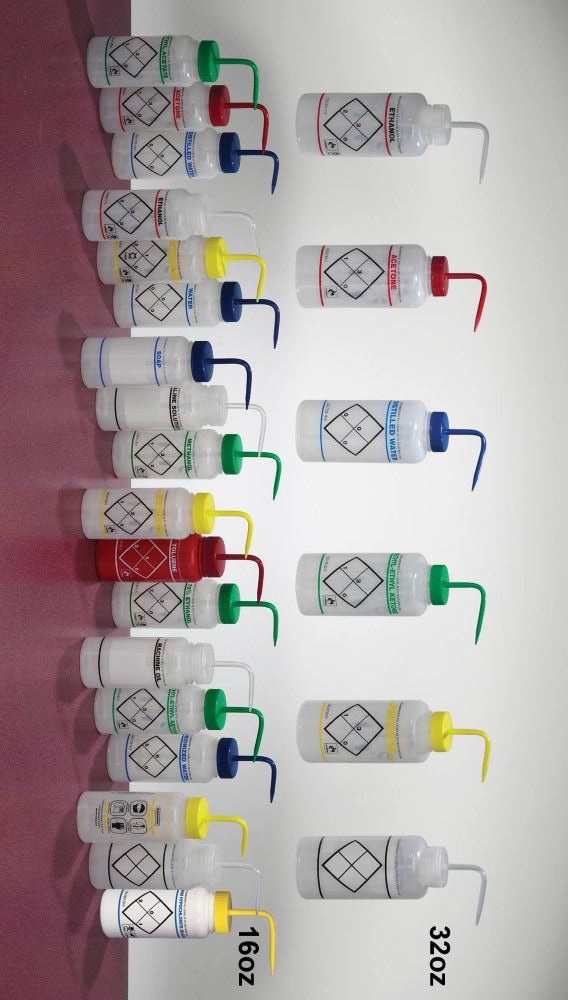 BOTTLE,PE,WASH,WM,SAFETY LABELED,500ML,QTY(6)