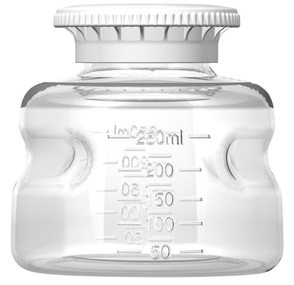 Media Bottle, 250 ml, PS, Sterile Case of 23