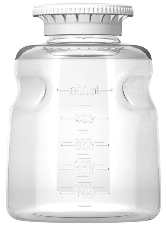 Media Bottle, 500 ml, PS, Sterile Case of 23
