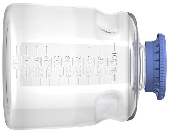 Media Bottle, 1000 ml, PC, Sterile Case of 23