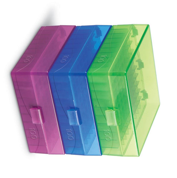 HS 100 Well Storage Box, Orange, pk4