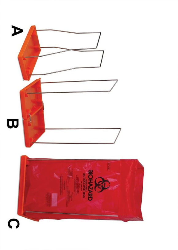 CLAVIES BIOHAZARDBAG HOLDER,MEDIUM