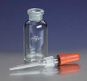 PYREX 125mL Dropping Bottle with Bulb and Pipet