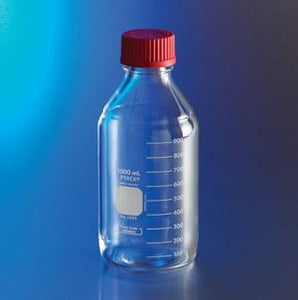 PYREX 250mL Round Media Storage Bottles, with GL45