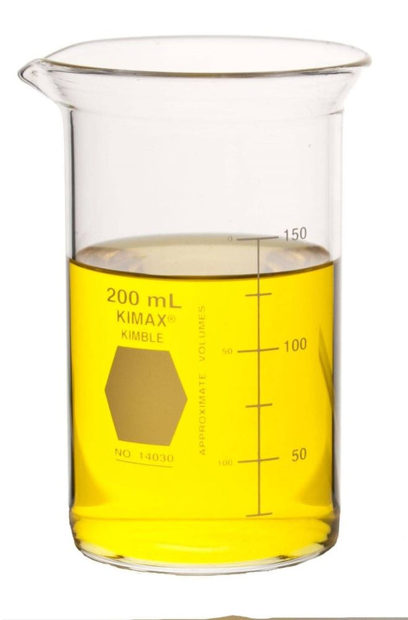 BEAKER,BERZELIUS,TALL,SPOUT,SCALE,100MTall Form Be