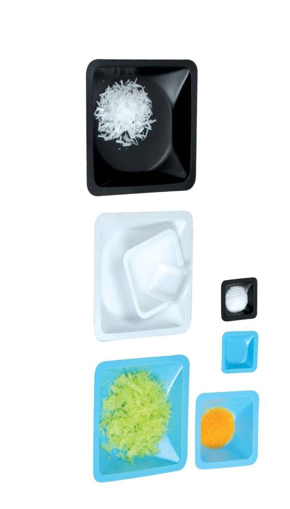 Gravity™ Weigh Boat Square medium, Blue, anti-stat