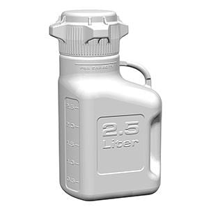 Carboy, 2.5L, HDPE, 83B Cap Each