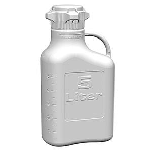 Carboy, 5L, HDPE, 83B Cap Each