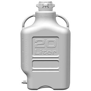 Carboy, 20L, HDPE, 83B Cap, w Spigot Each