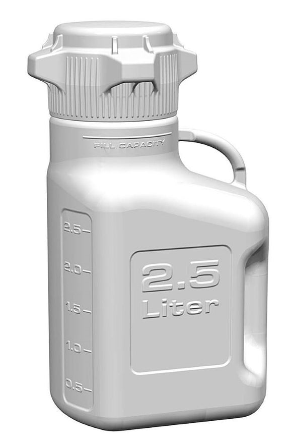 Carboy, 2.5L, PP, 83B Cap Each