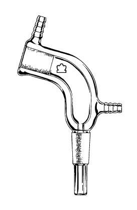 ADAPTER BENT ST 24/40 105° Distillation Bent Adapt