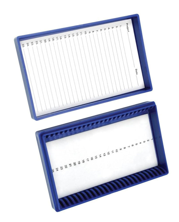 HS Premium Slide box, 25 Place, foam, White