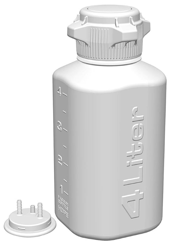 HD Bottle, 4L, HDPE, 83B Cap, 1/4