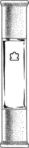 ADAPTER CONN 30MM 24/40 Straight Connecting Adapte
