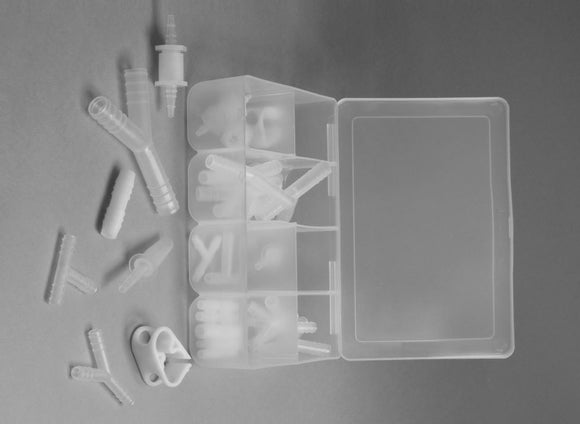 CONNECTOR KIT,TUBING,PP,BOX/28 ,QTY(28)