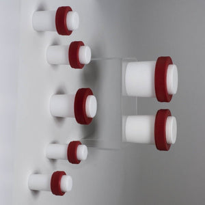 SAFE-LAB,STOPPER,TEFLON TFE,HOLLOW,QTY(2)