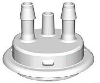 Adapter, 53B, 2x 1/4