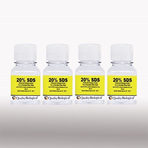 SDS, 20% (Sodium Dodecyl Sulfate) 4x100ml – LabCloud Plus+