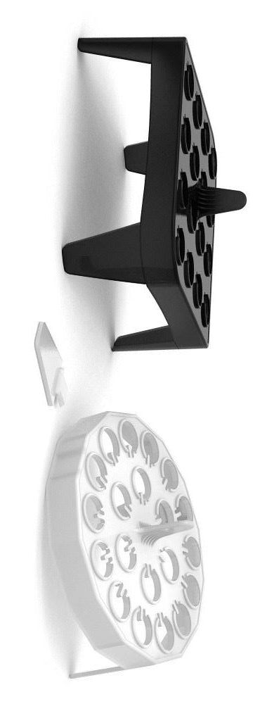HS Floating Rack Square 16 Tubes 1.5mL pk3