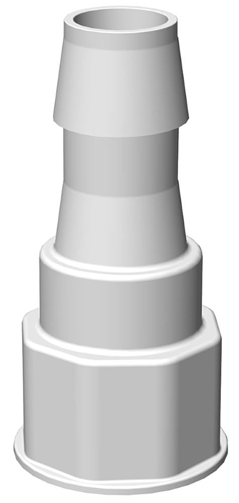 VersaBarb, Spigot Fitting, 1 1/8 Thread w/ 3/4