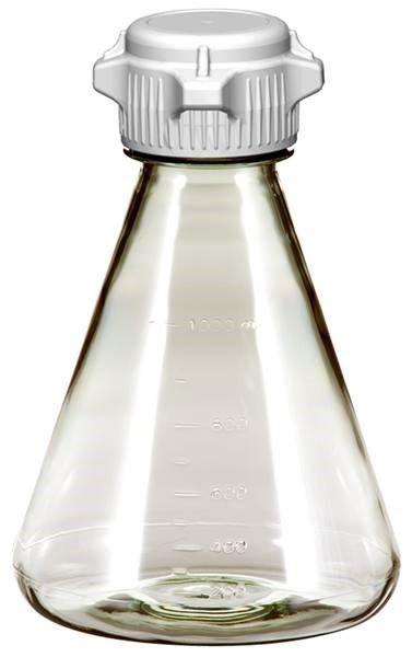 Flask, 1L, PC, 53B Cap 6 pack