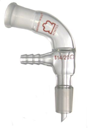 ADAPTER VACUUM B WARE105° Distillation Bent with V