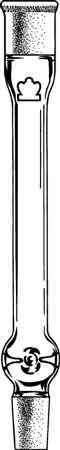DISTN COLUMN B W SIZE 21Plain Distillation Column