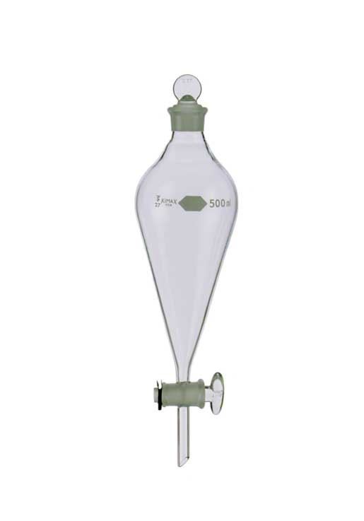 FUNNEL,SQUIBB,PEAR,GLASS STPK,125MLSquibb Separato