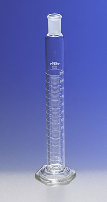 PYREX 100mL Single Metric Scale Cylinders, 24/40 S