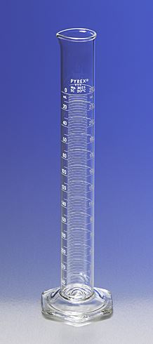 PYREX Economy Double Metric Scale 50mL Cylinders,