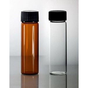 2 Dram, (12mL), 19x65mm Amber Vial, 15-425mm Threa