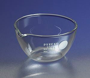 3180-105 PYREX 290mL Flat Bottom Evaporating Dishes