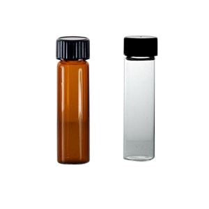 1 Dram, (8mL), 17x60mm Amber Vial, 15-425mm Thread