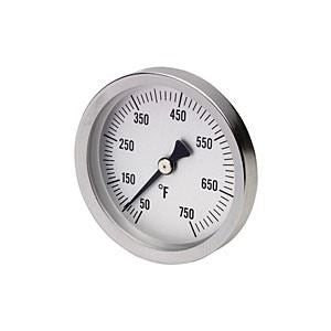 Thermometer, DURAC, 50/750F, Bi-Metal Formerly Par