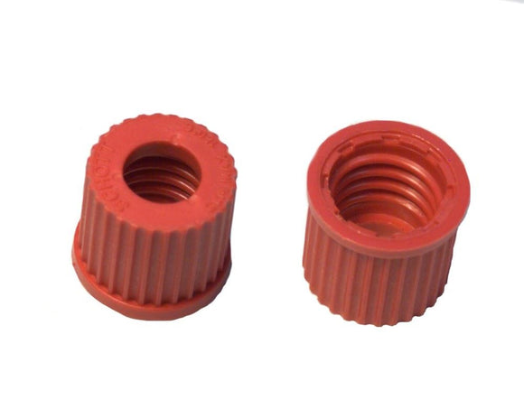 High Temp Cap, Open top, Red, GL14, pkg of 10Red H