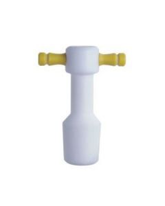 STOPPER,PTFE,IODINE FLASK,YEL,SIZE 22Yellow Handle