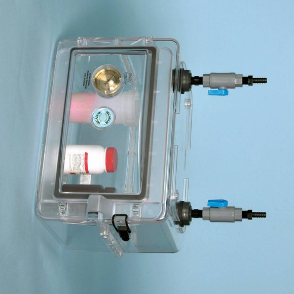 SECADOR MINI DESICCATOR  W/GAS PORTS